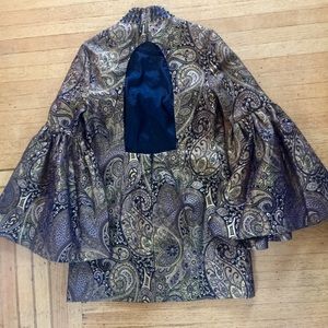 Nasty Gal Dresses - BROCADE BELL SLEEVED PARTY DRESS BY NASTY GAL Nasty Gal Dresses - BROCADE BELL SLEEVED PARTY DRESS BY NASTY GAL